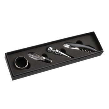 Set de 4 accesorii pentru vin Set de 4 accesorii pentru vin