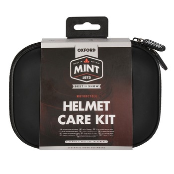 Kit intretinere casca moto OXFORD MINT - 4 produse curatare, antiaburire, igienizare, carpa Kit intretinere casca moto OXFORD MINT - 4 produse curatare, antiaburire, igienizare, carpa
