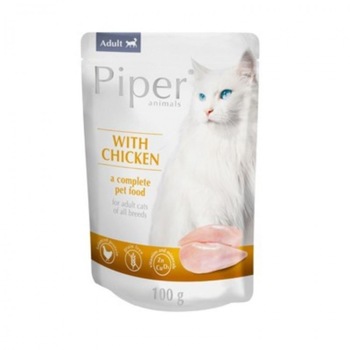Piper Cat Adult cu Piept de Pui, 100 g Piper Cat Adult cu Piept de Pui, 100 g