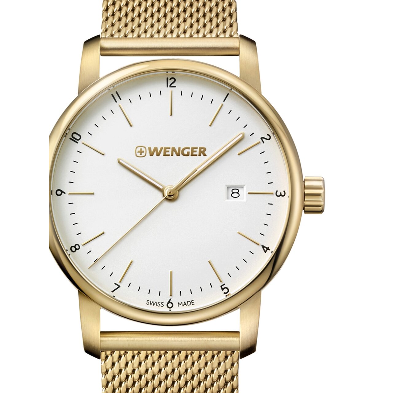 Ceas barbatesc Wenger 01.1741.112, Auriu