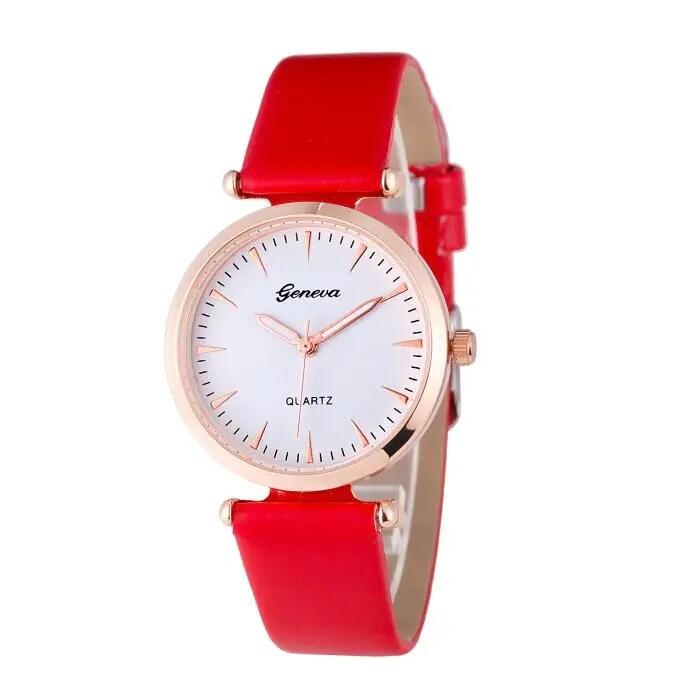 Ceas de dama Geneva Everyday V5 , Rosu