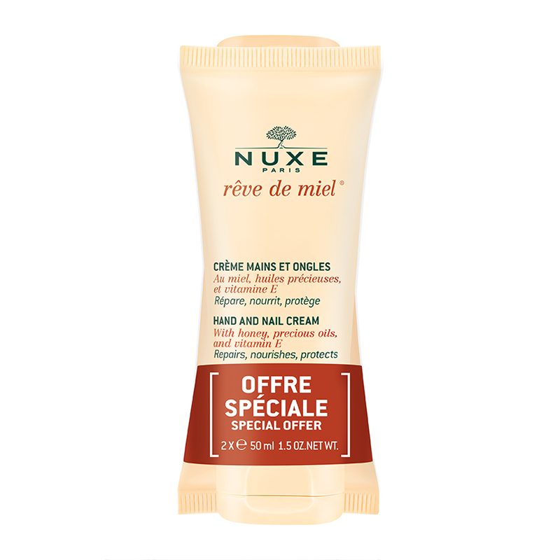 Crema pentru maini si unghii Nuxe Reve De Miel, 2x50ml
