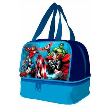 Geanta de pranz Avengers cu manere albastre 20x18.5x14.5 cm Multicolor Geanta de pranz Avengers cu manere albastre 20x18.5x14.5 cm Multicolor