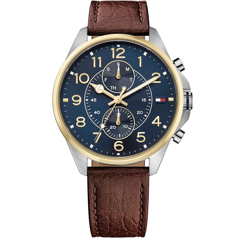 Ceas barbatesc Tommy Hilfiger 1791275 Quartz Argintiu, Auriu