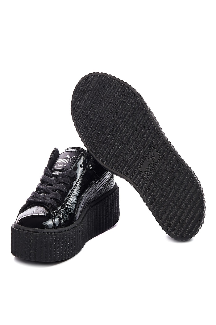 percent Substantially Possible Pantofi sport flatform de piele lacuita Creeper Fenty x Puma, Negru, 37 EU  - eMAG.ro
