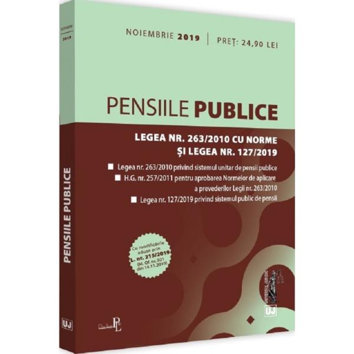 Pensiile publice noiembrie 2019