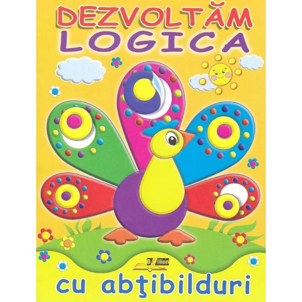 Dezvoltam logica cu abtibilduri: Paun