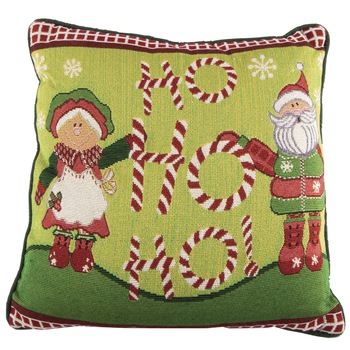 Perna decorativa Ho Ho Ho Unique Living, forma patrata, 40 x 40 cm, Multicolor Perna decorativa Ho Ho Ho Unique Living, forma patrata, 40 x 40 cm, Multicolor
