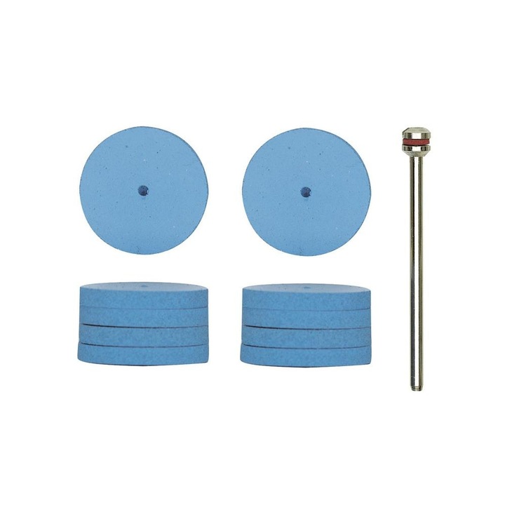 Set discuri abrazive pentru metal, slefuire fina Proxxon 28294, Ø22 mm, 11 piese