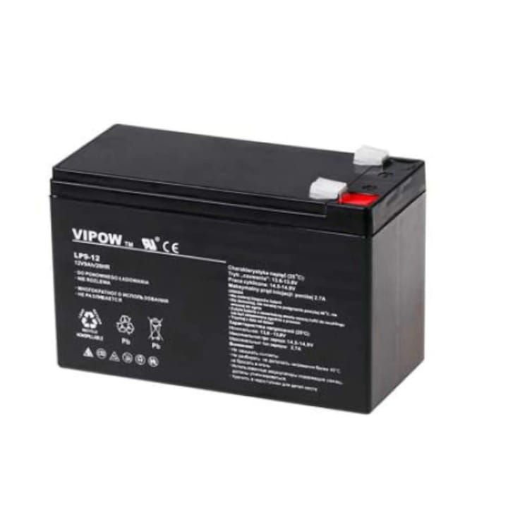 Statiune acumulator SLA 12V 9Ah, Vipow