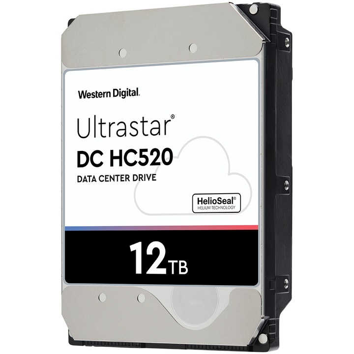 HDD Server WD UltraStar DC HC520 12TB, 7200rpm, 256MB cache, SATA III