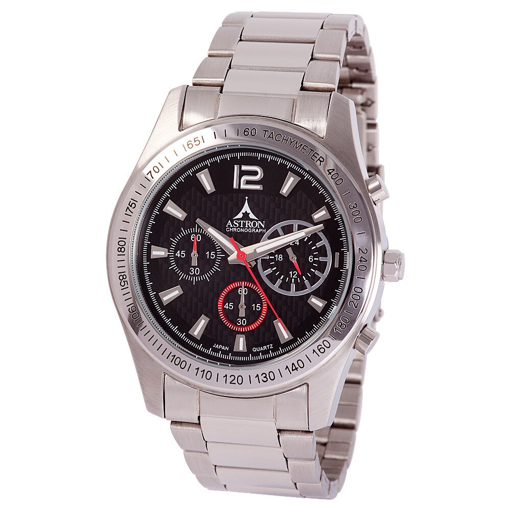 Ceas barbatesc ASTRON, mecanism quartz, culoare argintie, 42 mm