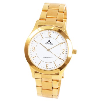 Ceas barbatesc ASTRON, mecanism quartz, culoare aurie, 38 mm Ceas barbatesc ASTRON, mecanism quartz, culoare aurie, 38 mm