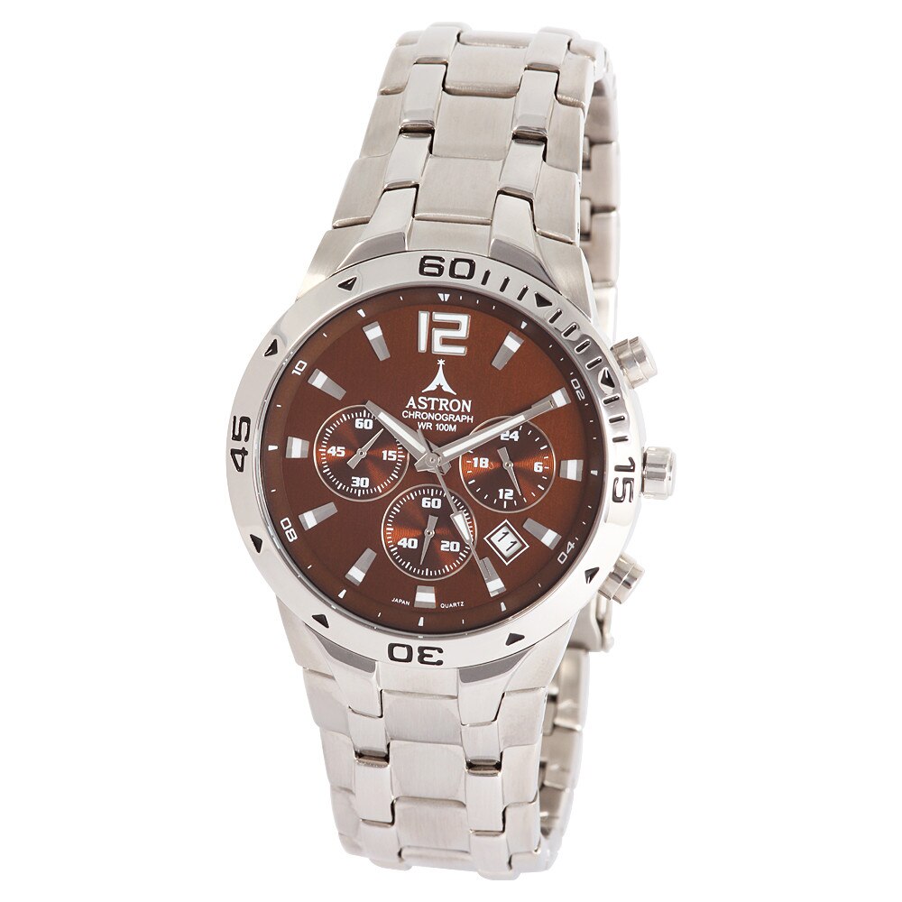 Ceas barbatesc ASTRON, mecanism quartz, culoare argintie, 38 mm