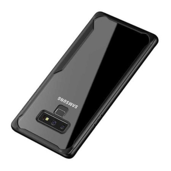Husa de protectie spate, carcasa antisoc din material TPU, pentru Samsung Galaxy Note 9, bumper, Negru