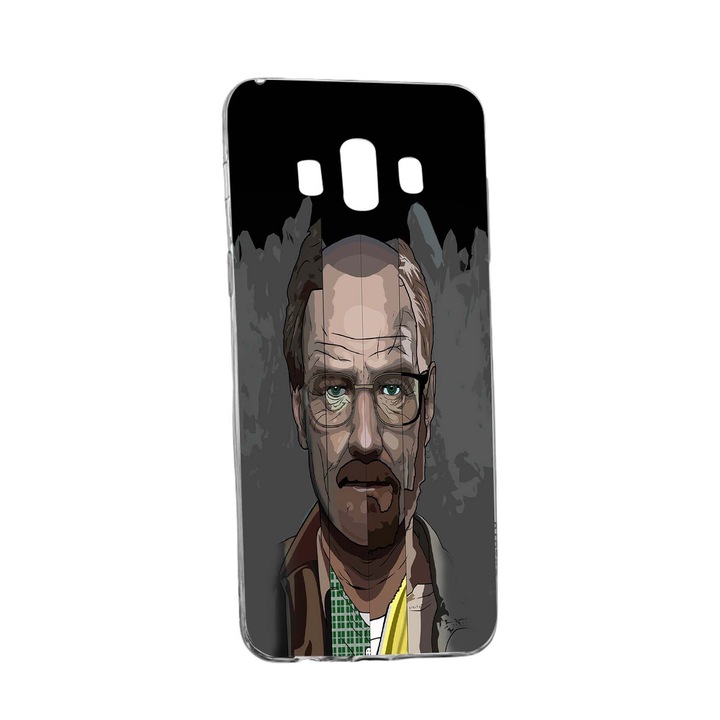 Husa de protectie Breaking Bad, Movie pentru Samsung Galaxy J6 Plus 2018, rezistenta la uzura, anti-alunecare, din silicon Premium, 358