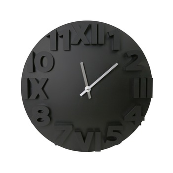 Ceas de perete, Platinet Modern Wall Clock, (negru) Ceas de perete, Platinet Modern Wall Clock, (negru)