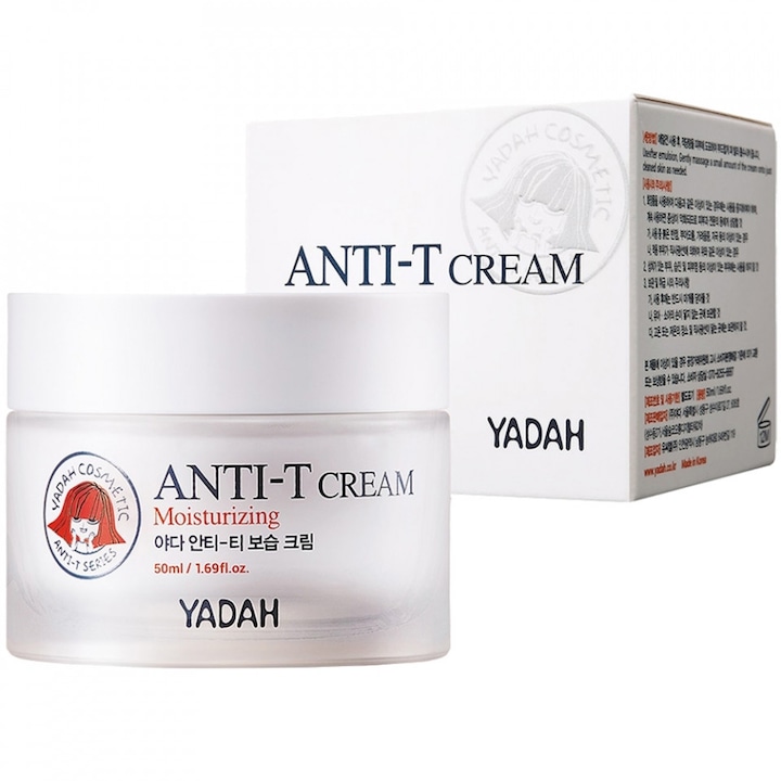 Crema hidratanta pentru tenul acneic, Anti Trouble, Yadah, 50 ml