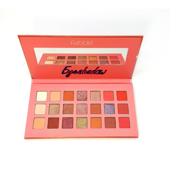 Trusa farduri ochi Febble, Eyeshadow, 21 nuante