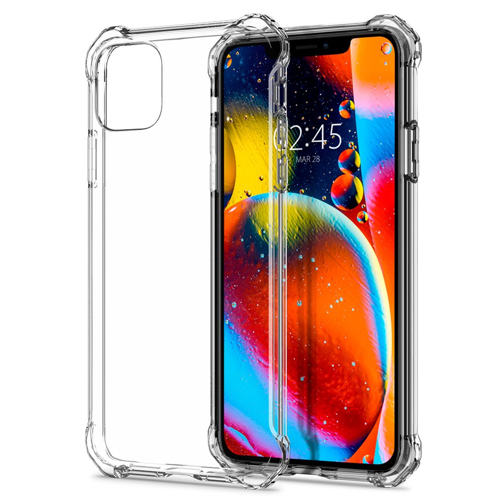 Carcasa Spigen Rugged Crystal pentru iPhone 11 Pro Max Crystal, antishock, Clear