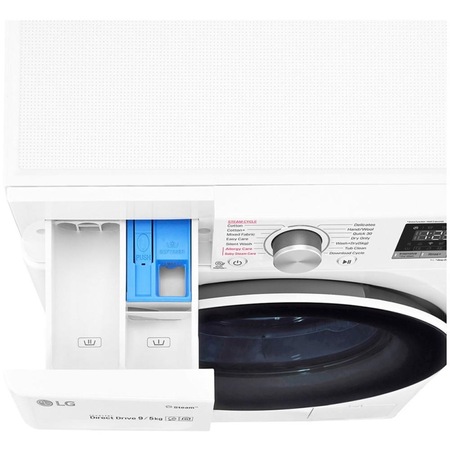 Masina de spalat rufe cu uscator LG F4DN409S0, 1400 RPM, 9 kg spalare, 5 kg uscare, Clasa A