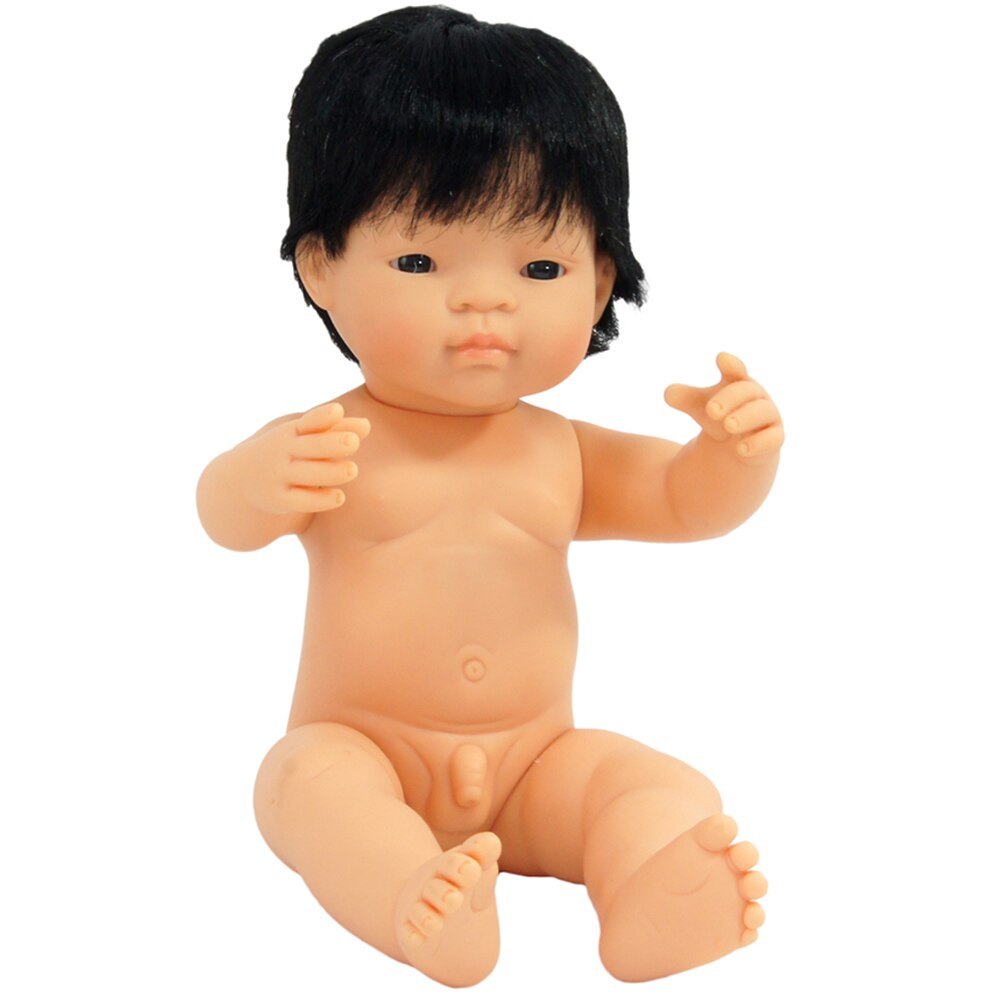 Papusa baiat asiatic Miniland, 38 cm