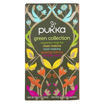 Ceai Pukka Green Collection Mixt de plante - 20 de pliculete Ceai Pukka Green Collection Mixt de plante - 20 de pliculete