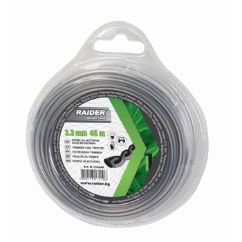 Fir rasucit pentru trimmer Ø3.3mm х 46m, Raider 110249 Fir rasucit pentru trimmer Ø3.3mm х 46m, Raider 110249