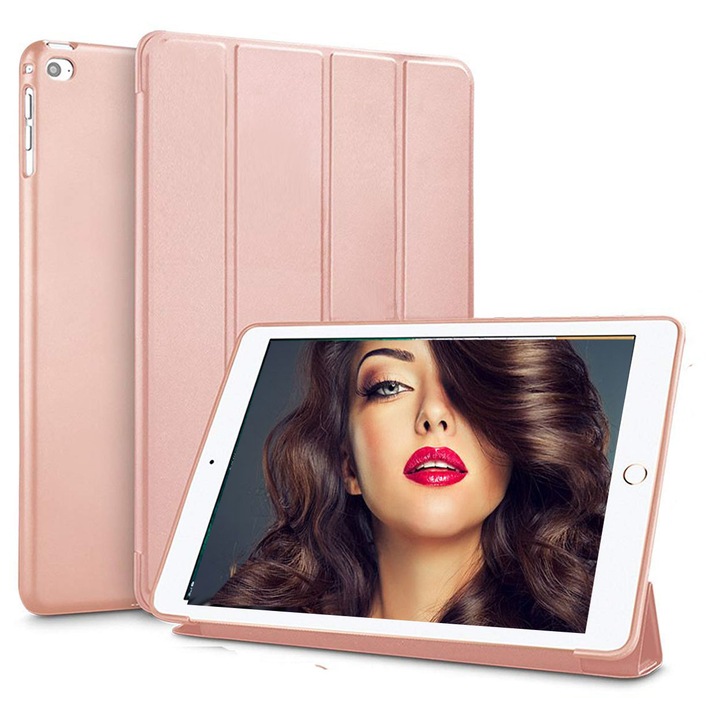 Az Apple iPad 10,2 hüvelykes 7. generációs, 2019-es iPad Gen 7 A2200, A2198, A2232, A2197 táblagéptok luxus Rose Gold védelmet kínál