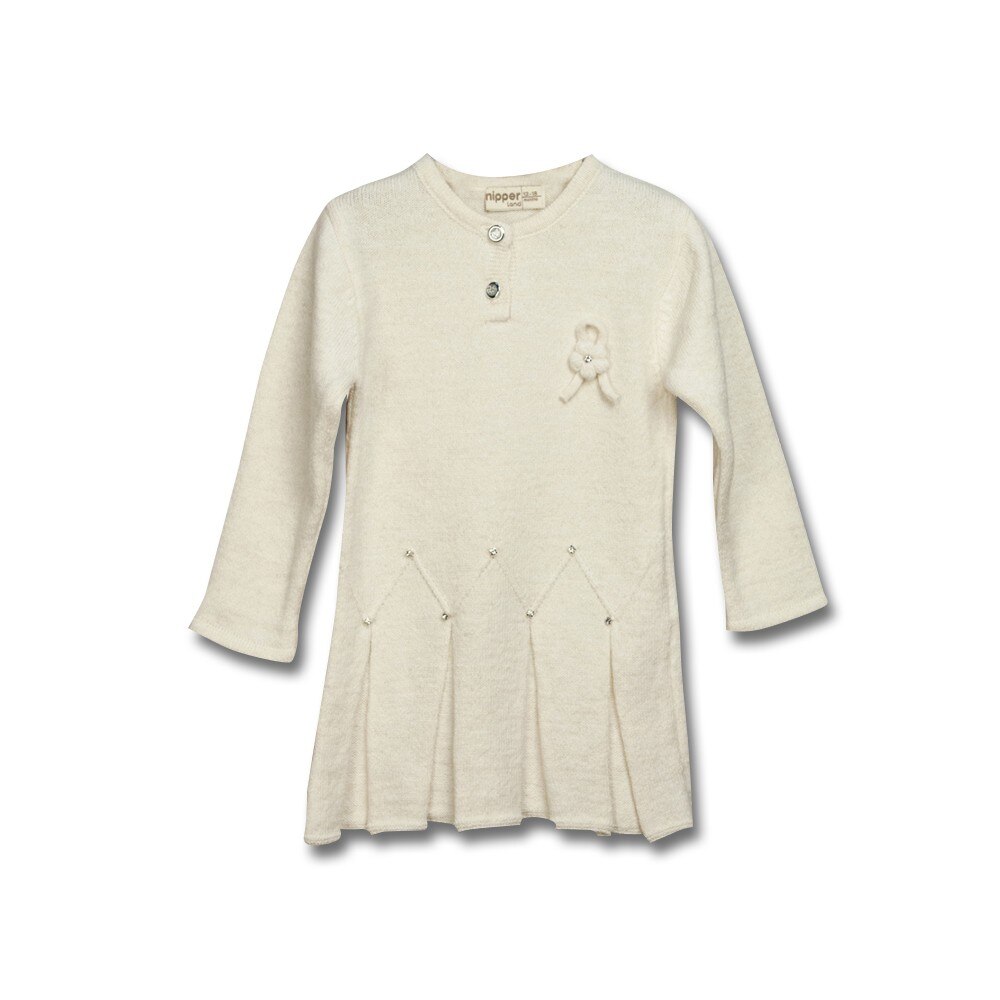 Rochie Tricotata Strasuri 1836 Ivoire