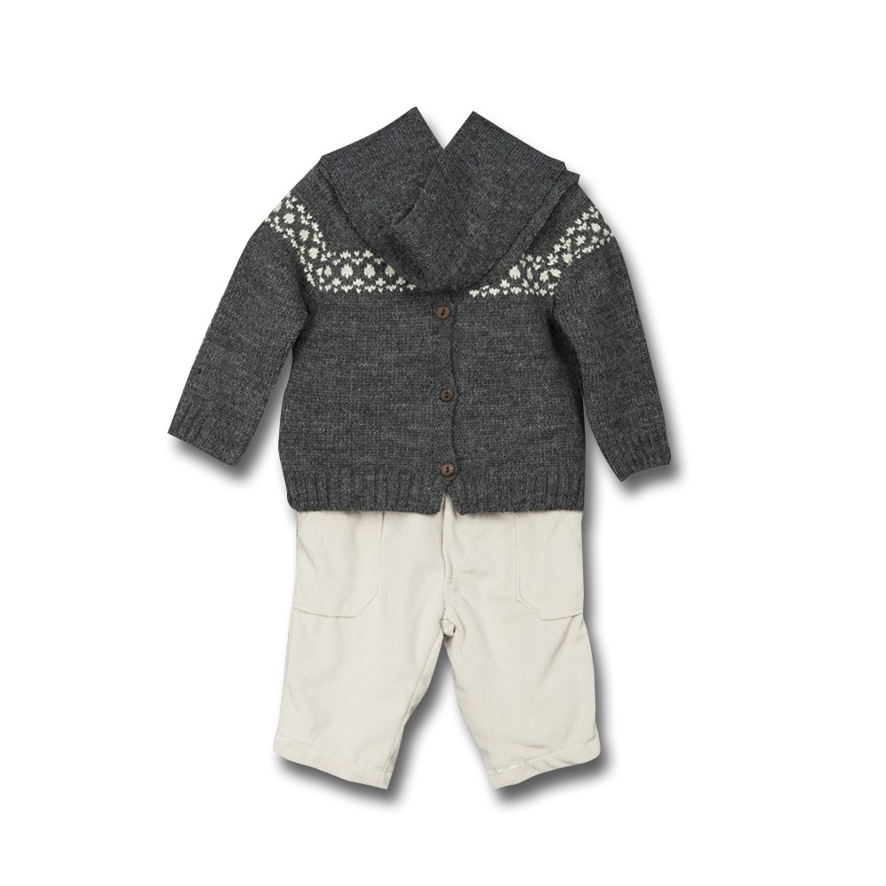 Compleu Salopeta Baby Boy 1864 Gri