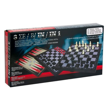 Joc de sah 3 in 1, SG, 24,5 x 24,5 cm Joc de sah 3 in 1, SG, 24,5 x 24,5 cm