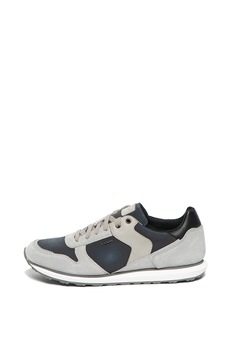 Geox, Pantofi sport cu garnituri de piele intoarsa Volto Geox, Pantofi sport cu garnituri de piele intoarsa Volto