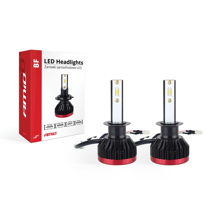 Set 2 Becuri auto LED, H1, Bh-1271