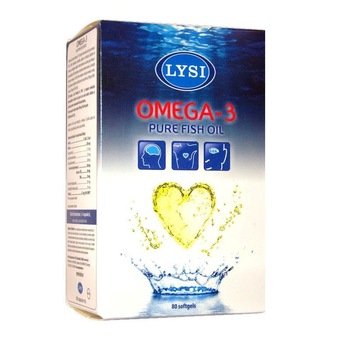 Omega 3 Lysi Saga Sanatate 80cps Omega 3 Lysi Saga Sanatate 80cps