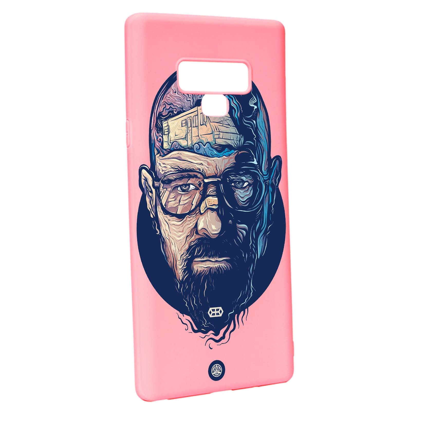 Husa de protectie Breaking Bad pentru Samsung Galaxy Note 9, rezistenta la uzura, anti-alunecare, din silicon Premium, P359