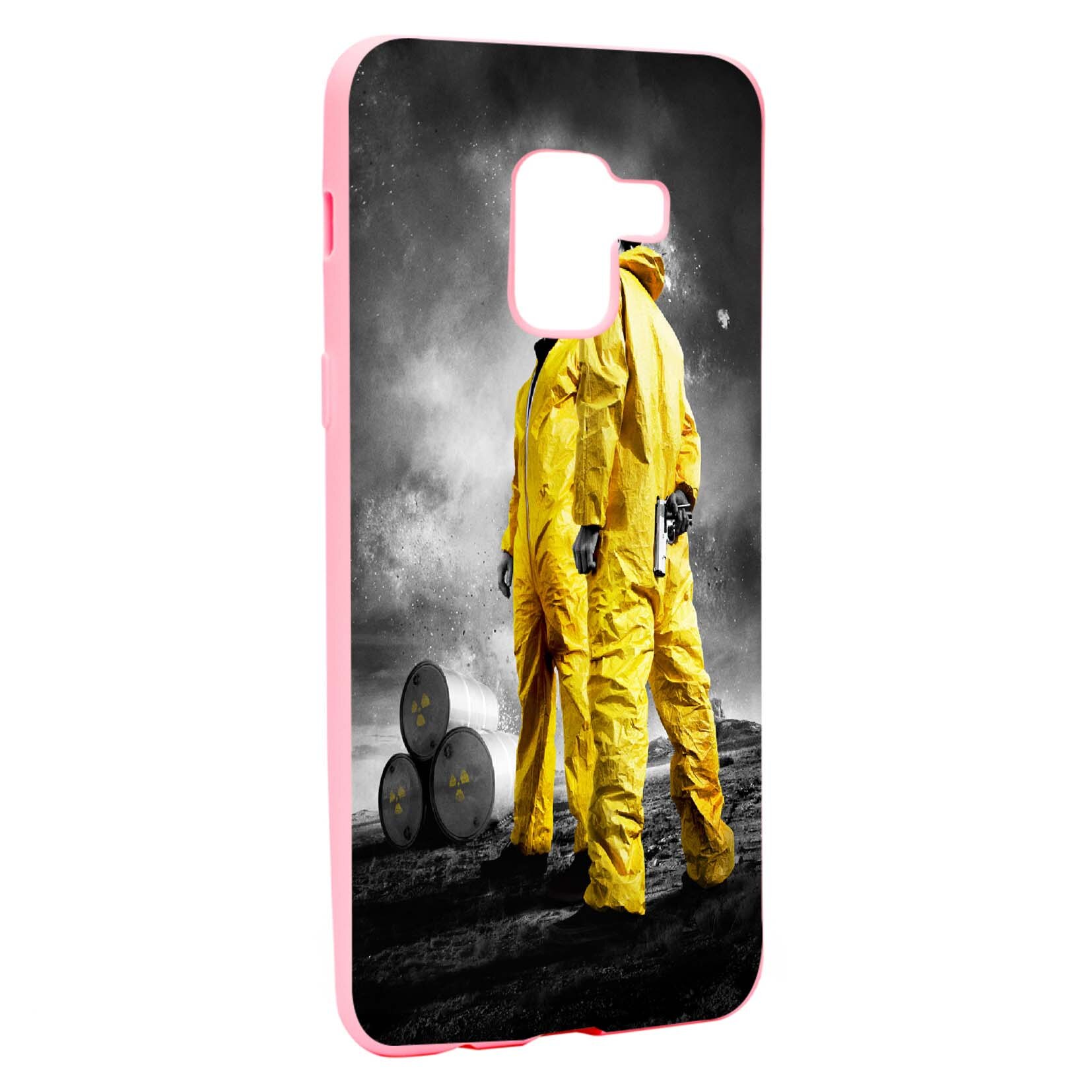 Husa de protectie Breaking Bad pentru Samsung Galaxy A5 2018, rezistenta la uzura, anti-alunecare, din silicon Premium, P364