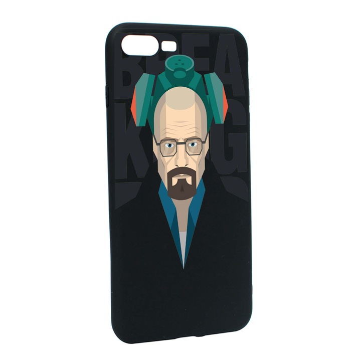 Husa de protectie Breaking Bad pentru Apple iPhone 7 Plus / 8 Plus, rezistenta la uzura, anti-alunecare, din silicon Premium, B365