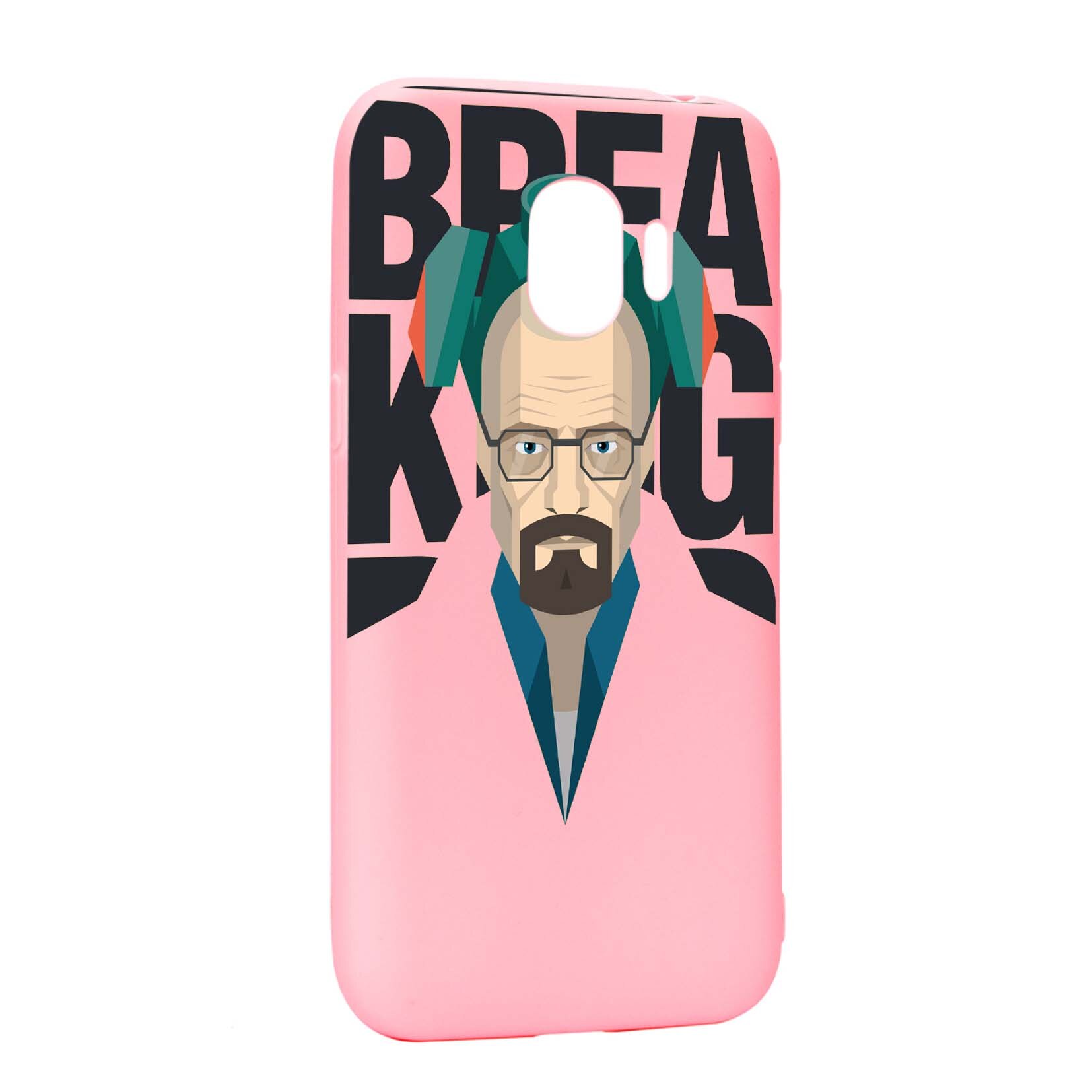 Husa de protectie Breaking Bad pentru Samsung Galaxy J4 2018, rezistenta la uzura, anti-alunecare, din silicon Premium, P365
