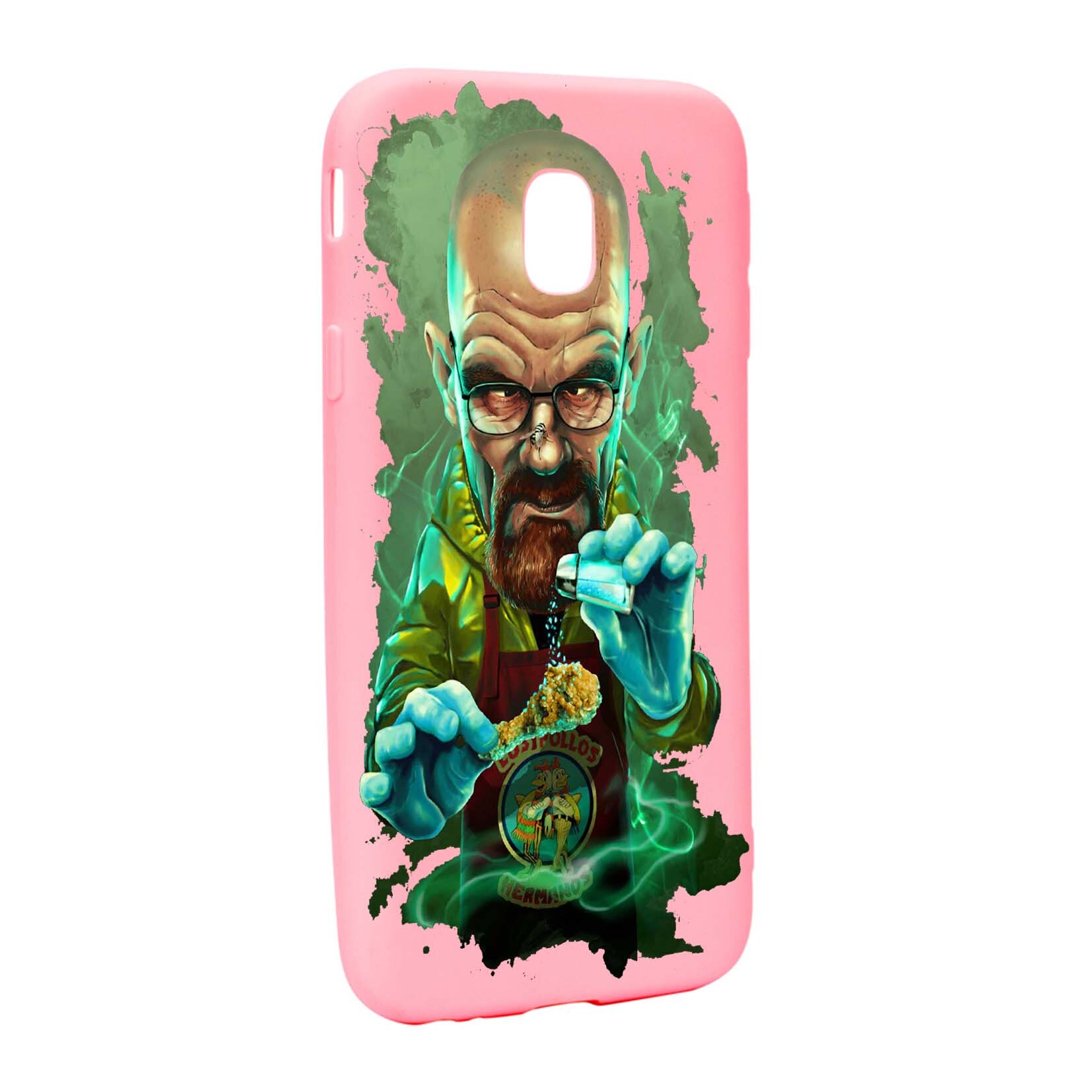 Husa de protectie Breaking Bad pentru Samsung Galaxy J7 2017, rezistenta la uzura, anti-alunecare, din silicon Premium, P367