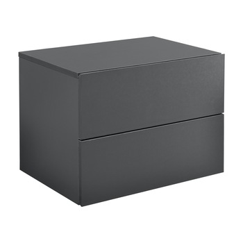Noptiera cu sertare montabila pe perete Delia, en.casa, 40 x 29 x 30 cm, PAL, gri inchis, cu 2 sertare Noptiera cu sertare montabila pe perete Delia, en.casa, 40 x 29 x 30 cm, PAL, gri inchis, cu 2 sertare