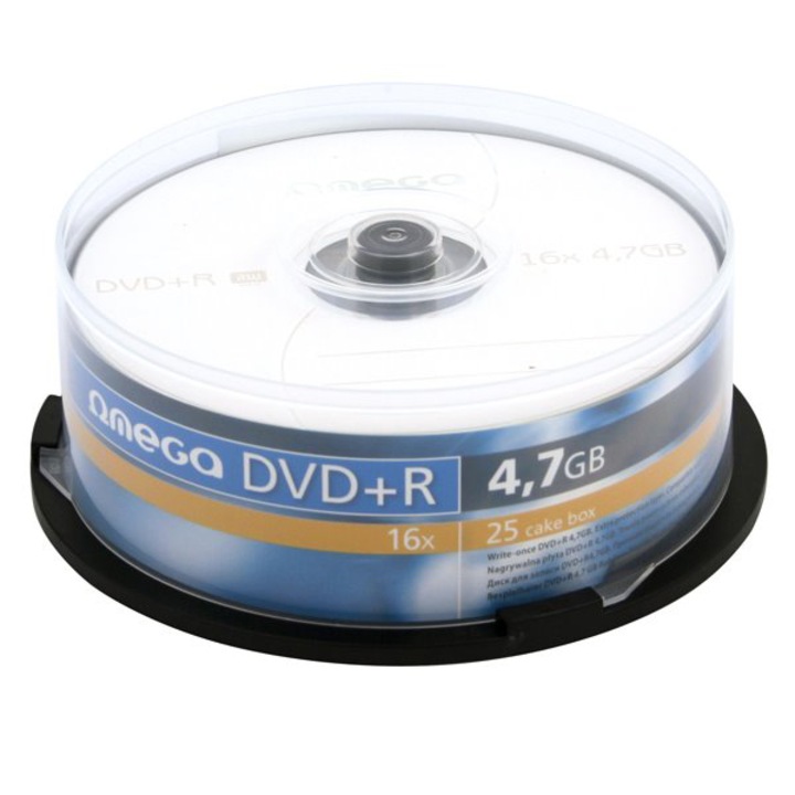 Omega DVD+R 4.7GB, 16X, 25 buc