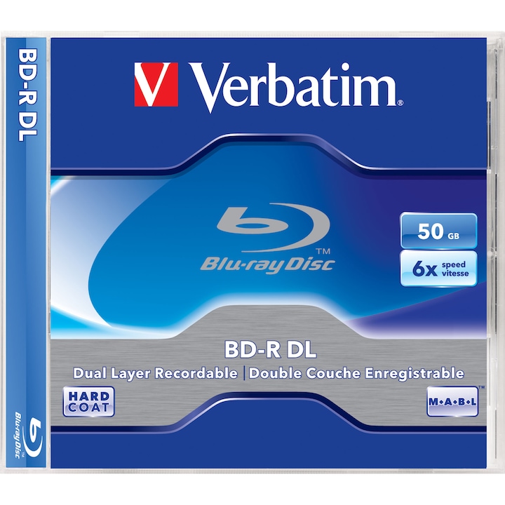 Verbatim BD-R DL , 50GB, 6X