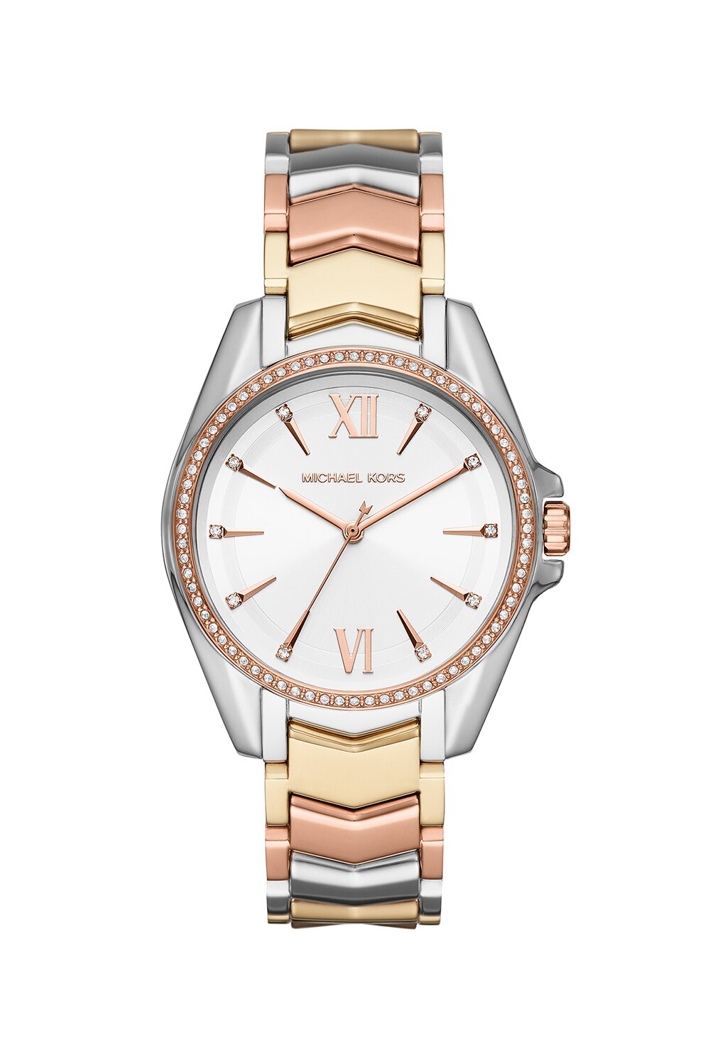 Michael Kors, Ceas de otel inoxidabil, Auriu/Argintiu/Auriu rose