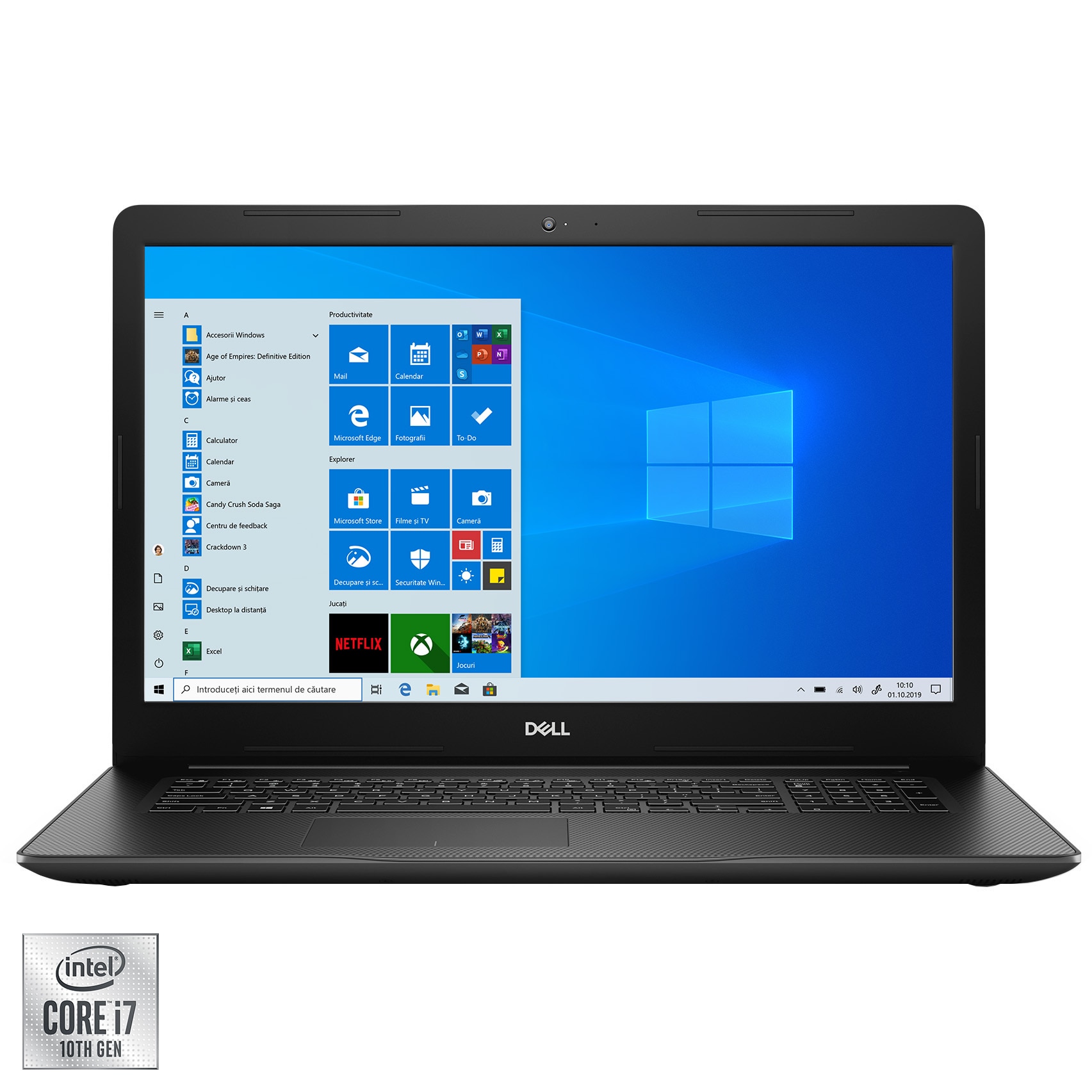Laptop Dell Inspiron 3593 cu procesor Intel® Core™ i7-1065G7 pana