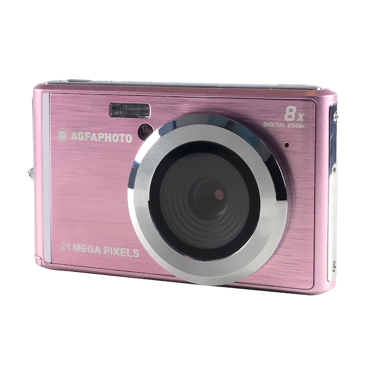 Компактен цифров фотоапарат Agfaphoto DC5200, 3,2 Mpx, 2,4 инча, Розов