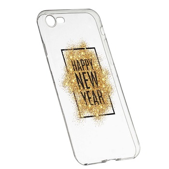 Husa de protectie Happy New Year pentru Apple iPhone 6/6S, rezistenta la uzura, anti-alunecare, din silicon Premium, 355 Husa de protectie Happy New Year pentru Apple iPhone 6/6S, rezistenta la uzura, anti-alunecare, din silicon Premium, 355