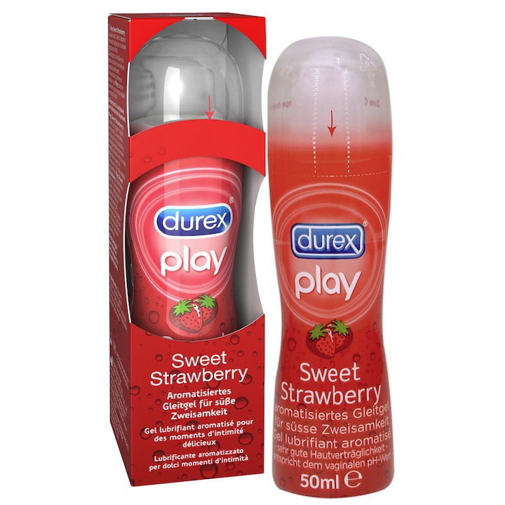 Durex Play Sweet Strawberry Síkosító, 50 ml