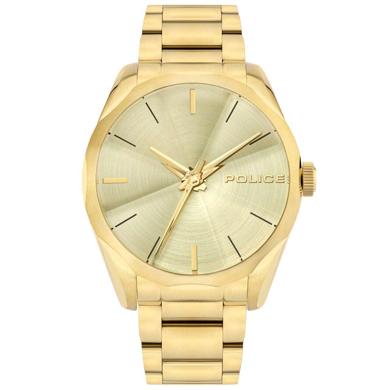 Ceas barbatesc Police PL15712JSG.06M Raglan, 44mm, 3ATM, Auriu