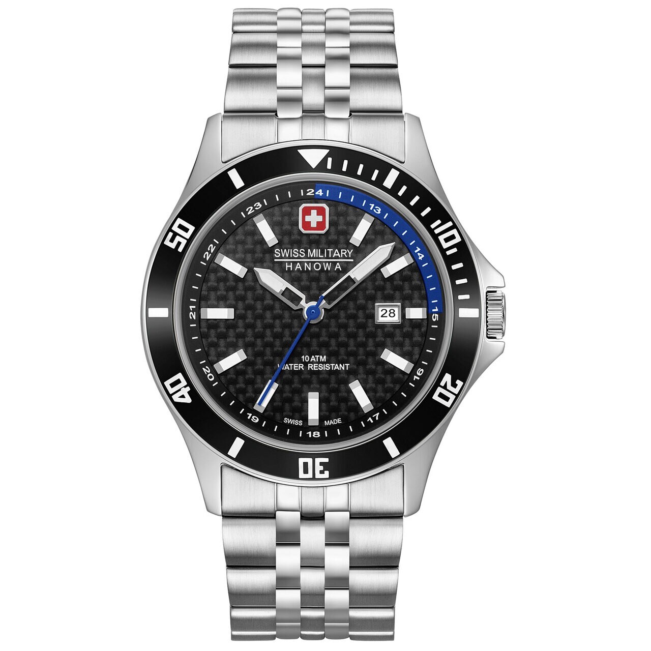 Ceas barbatesc Swiss Military Hanowa 06-5161.2.04.007.03 Flagship Racer, Argintiu